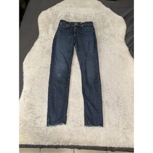 Rag & Bone Nina High Rise Ankle Skinny Blue Jeans‎ Size 26 Pants Stretch